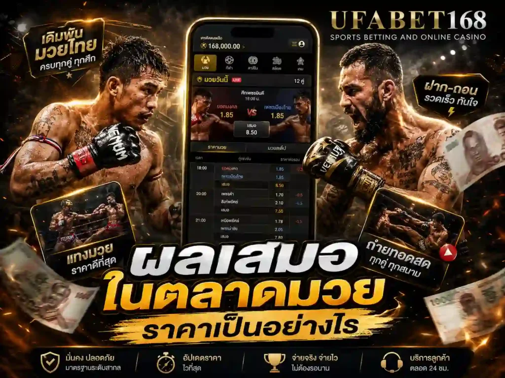 ราคาเรตมวยวันนี้