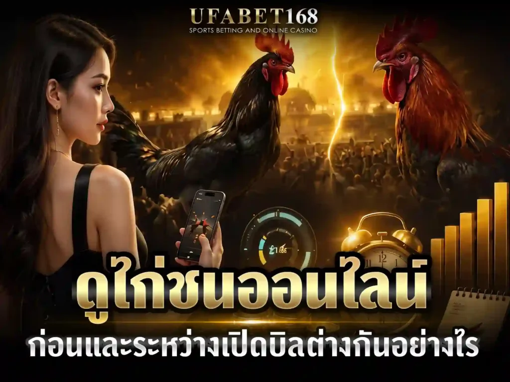 ดูไก่ชนสด